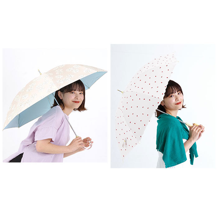 BACKYARD FAMILY「晴雨兼用傘 niftycolors 通販 日傘 ニフティカラーズ 長傘 晴雨兼用 傘 UVカット」|傘|