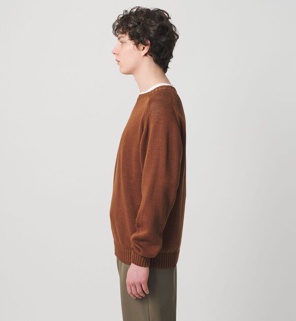 UNITED ARROWS「テープヤーン 天竺編み  クルーネック サマーニット」|ニット・セーター|
