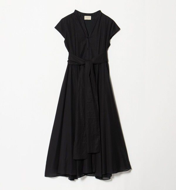 UNITED ARROWS「コットン キャップスリーブ ワンピース」|ワンピース|BLACK