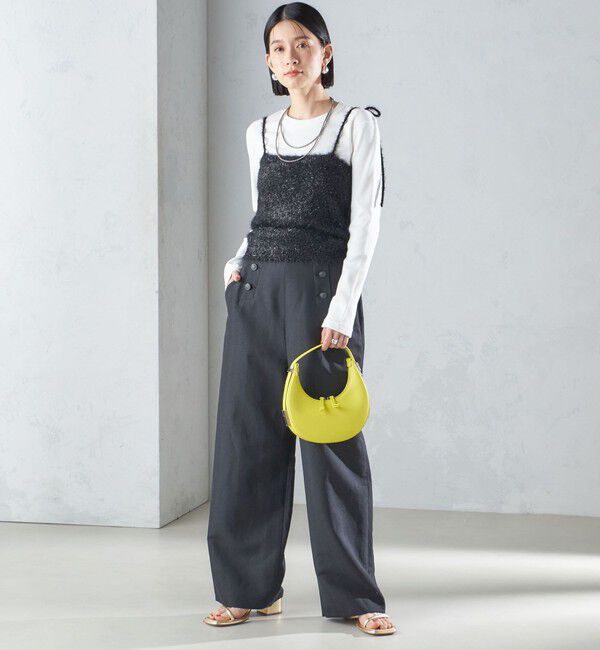 SHIPS for women「〈手洗い可能〉グリッター ラメ ビスチェ 24SS ◇」|ベスト・ジレ|