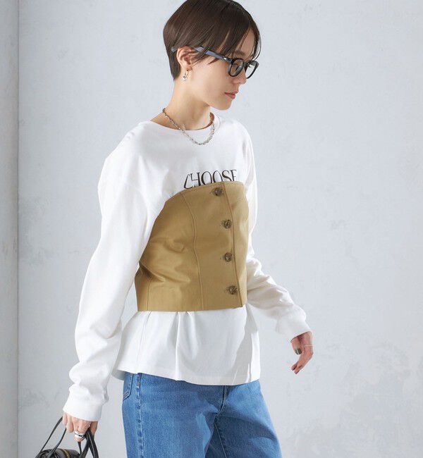 SHIPS for women「〈手洗い可能〉トレンチ ディテール ビスチェ 24SS ◇」|その他|