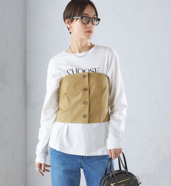SHIPS for women「〈手洗い可能〉トレンチ ディテール ビスチェ 24SS ◇」|その他|