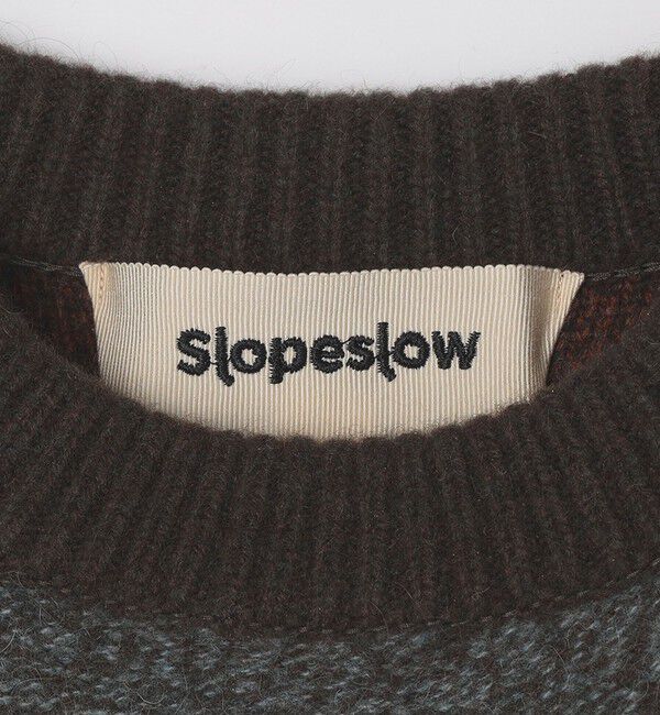 SHIPS「Slopeslow: TRICOLOR CREW NECK SWEATER」|ニット・セーター|