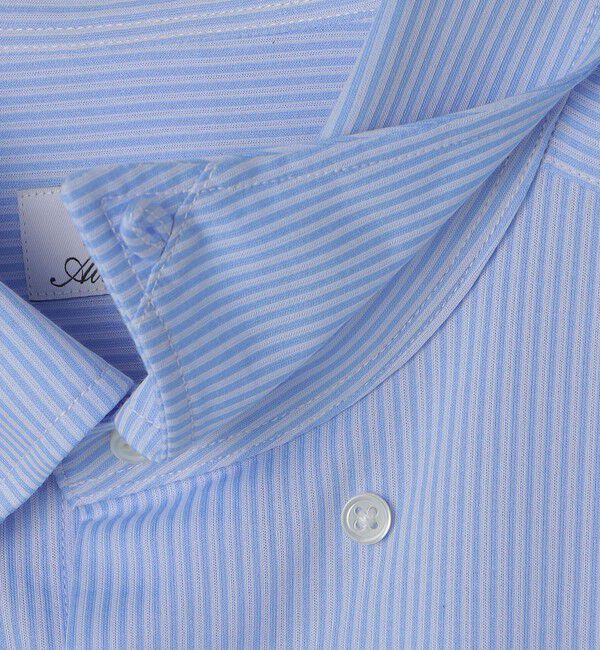 SHIPS「SHIPS:〈FUNCTION〉Albini &times; RENU(R)半袖 ジャージー ストライプ シャツ」|シャツ・ブラウス|