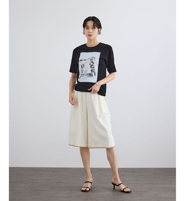 SALON adam et rope'「【Lee Izumida by SALON】プリントコンパクトT」|Tシャツ・カットソー|