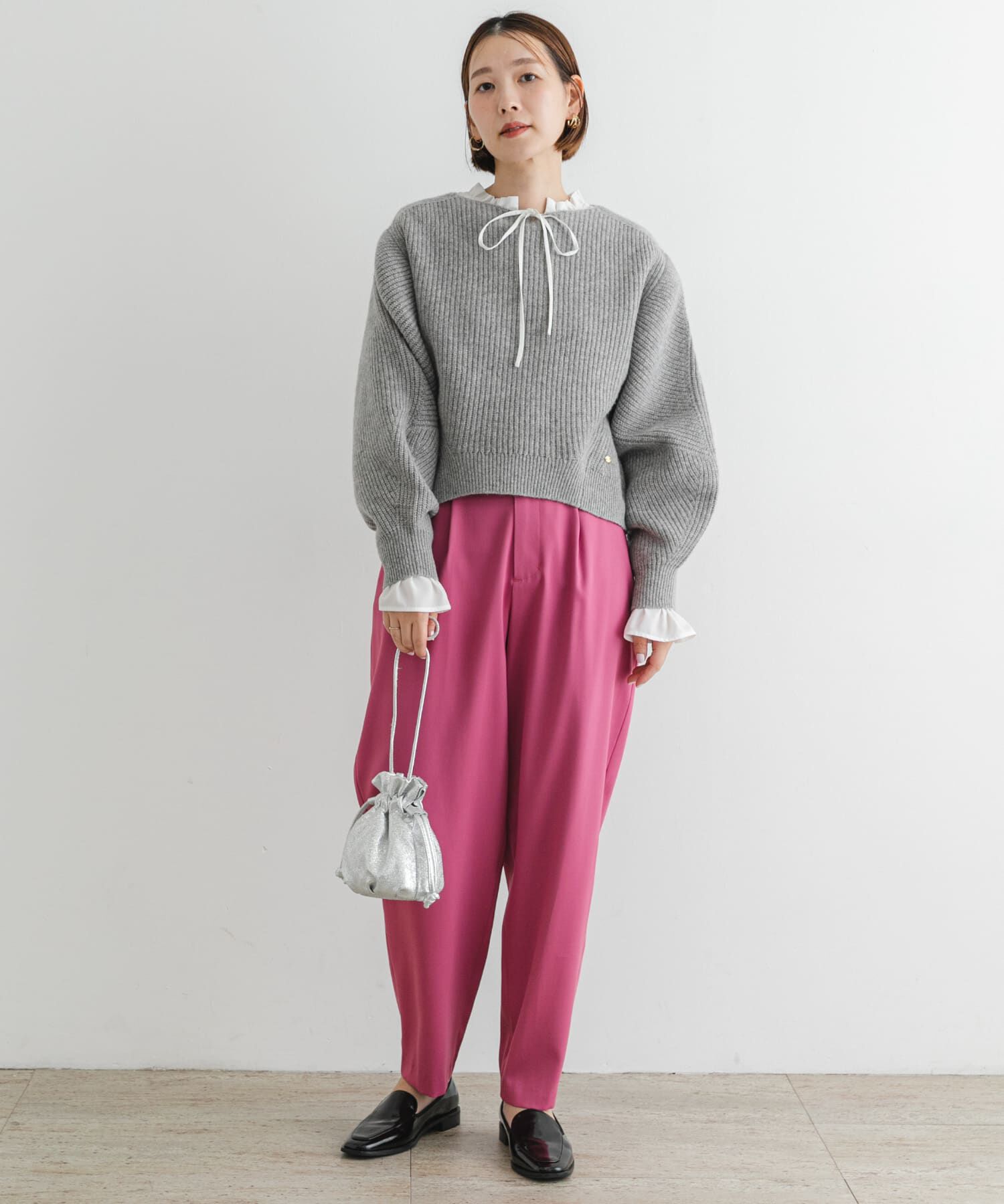 URBAN RESEARCH ROSSO「F by ROSSO　サテンストレッチカーブフォルムパンツ」|その他|
