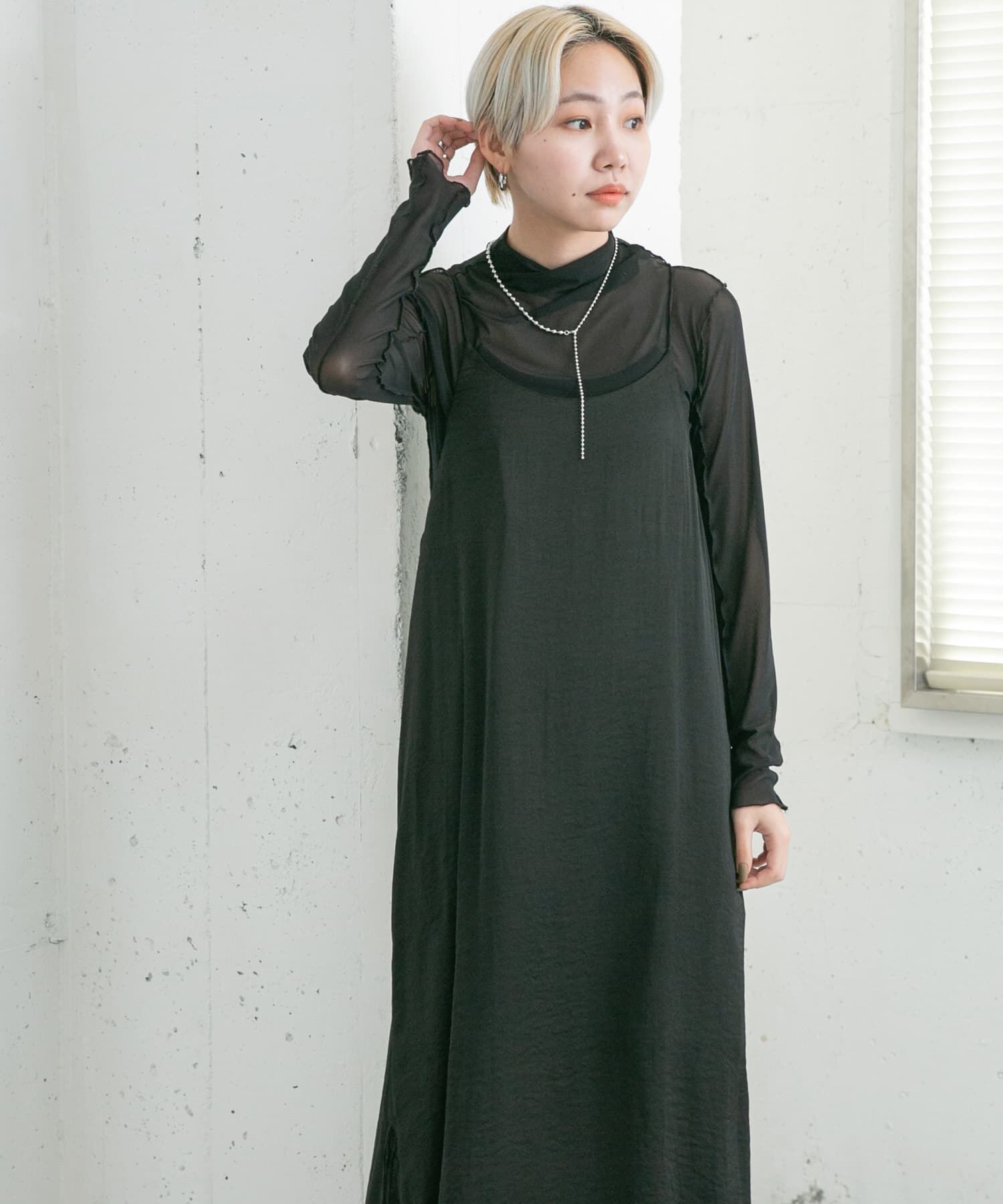  「チュールセットキャミワンピース」|ワンピース|