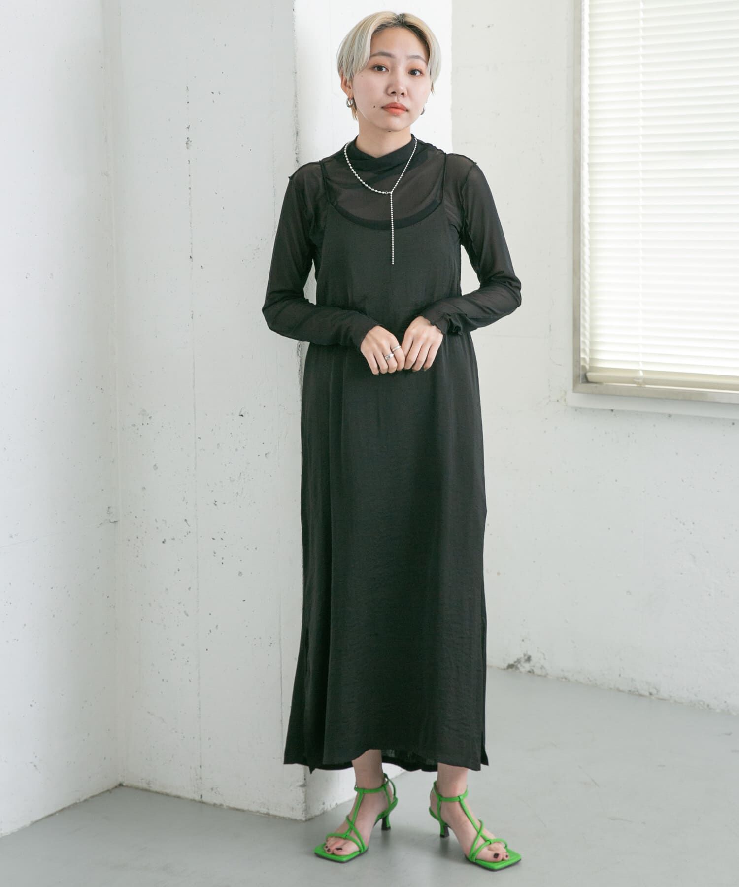  「チュールセットキャミワンピース」|ワンピース|