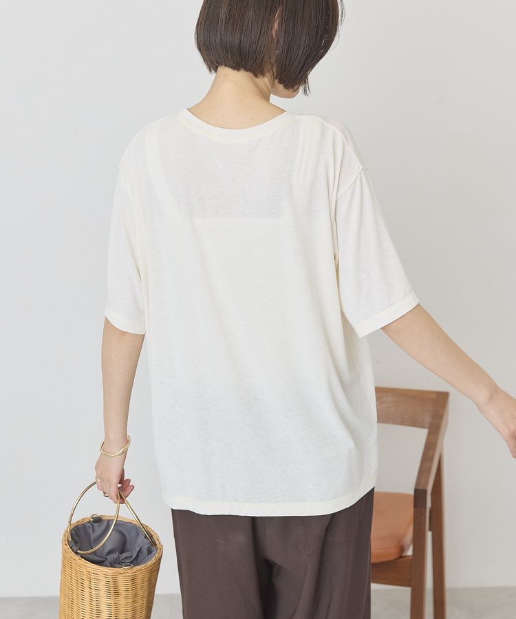 AMERICAN HOLIC「【マルチ機能】配色ステッチルーズTシャツ」|Tシャツ・カットソー|