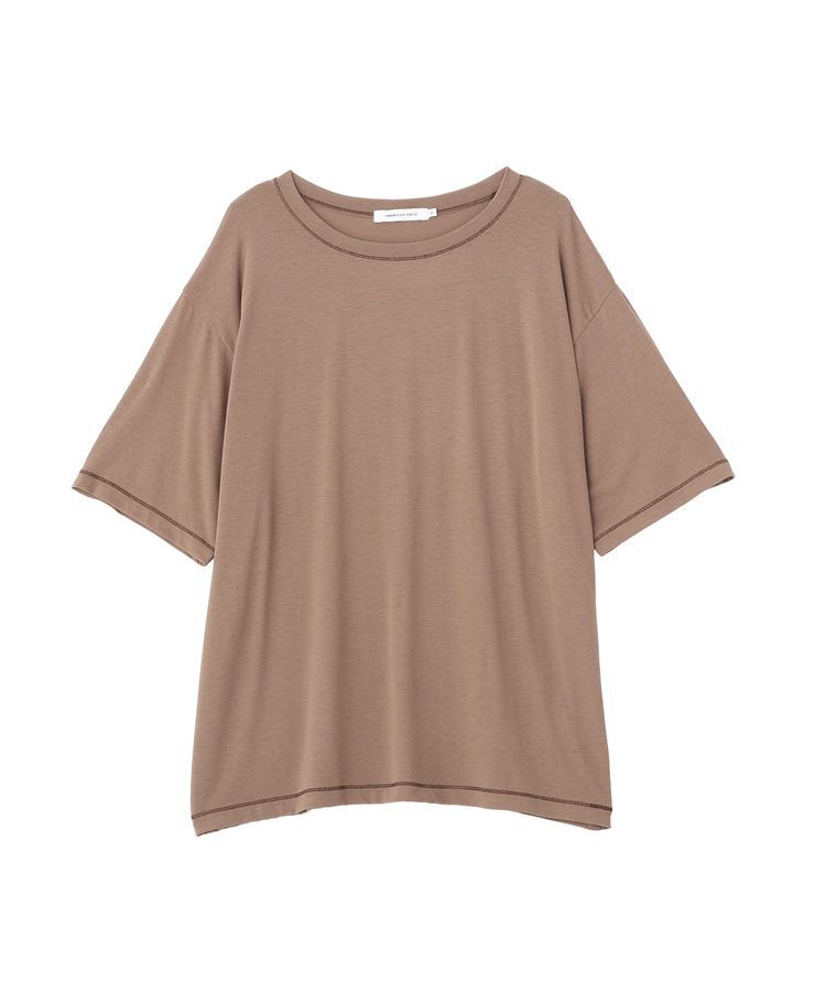 AMERICAN HOLIC「【マルチ機能】配色ステッチルーズTシャツ」|Tシャツ・カットソー|