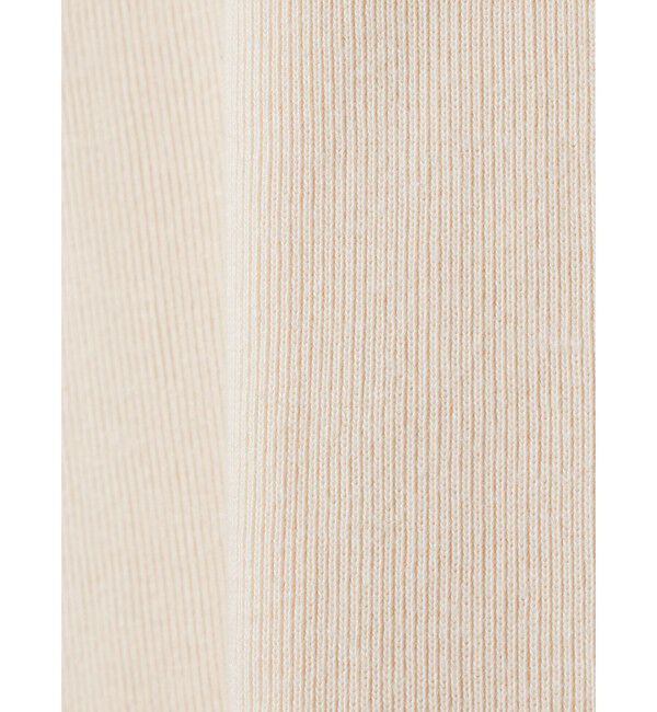 MIDIUMISOLID「MIDIUMISOLID for Ladies リブヘンリーネックプルオーバー」|Tシャツ・カットソー|