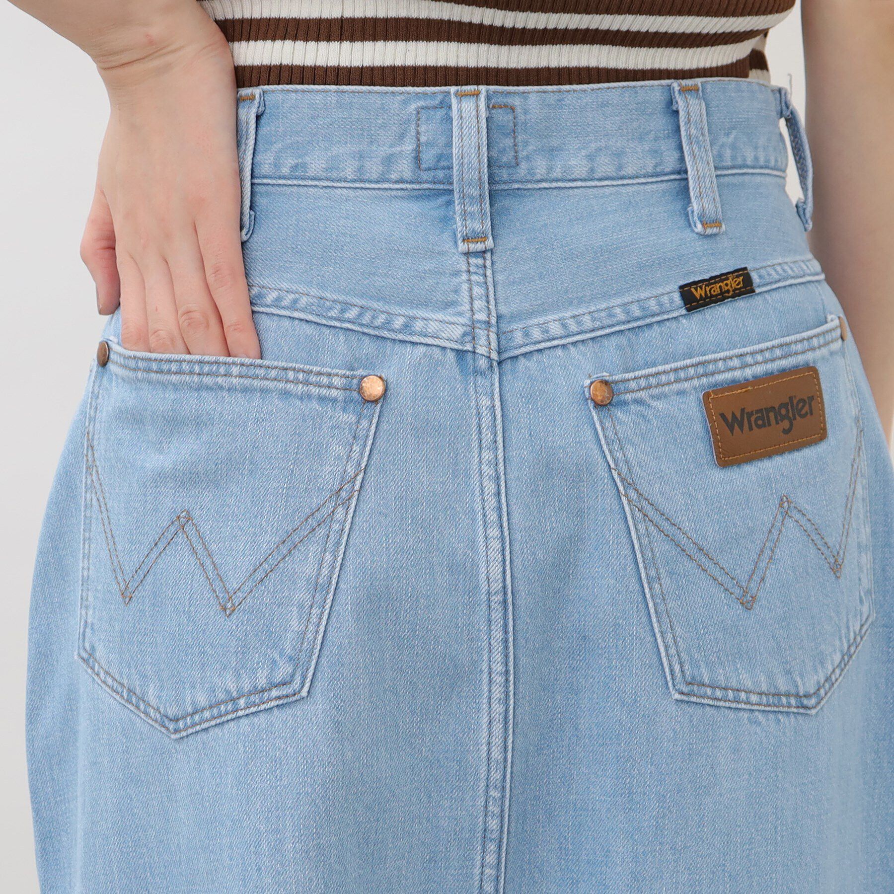 grove「【別注】Wrangler デニムスカート」|スカート|