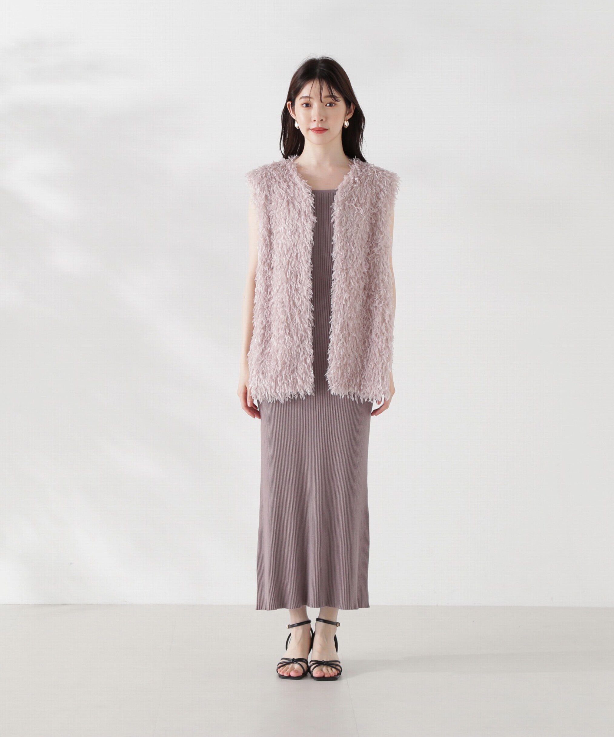 PROPORTION BODY DRESSING「フェザーヤーンジレセットニットワンピース24AW」|ワンピース|
