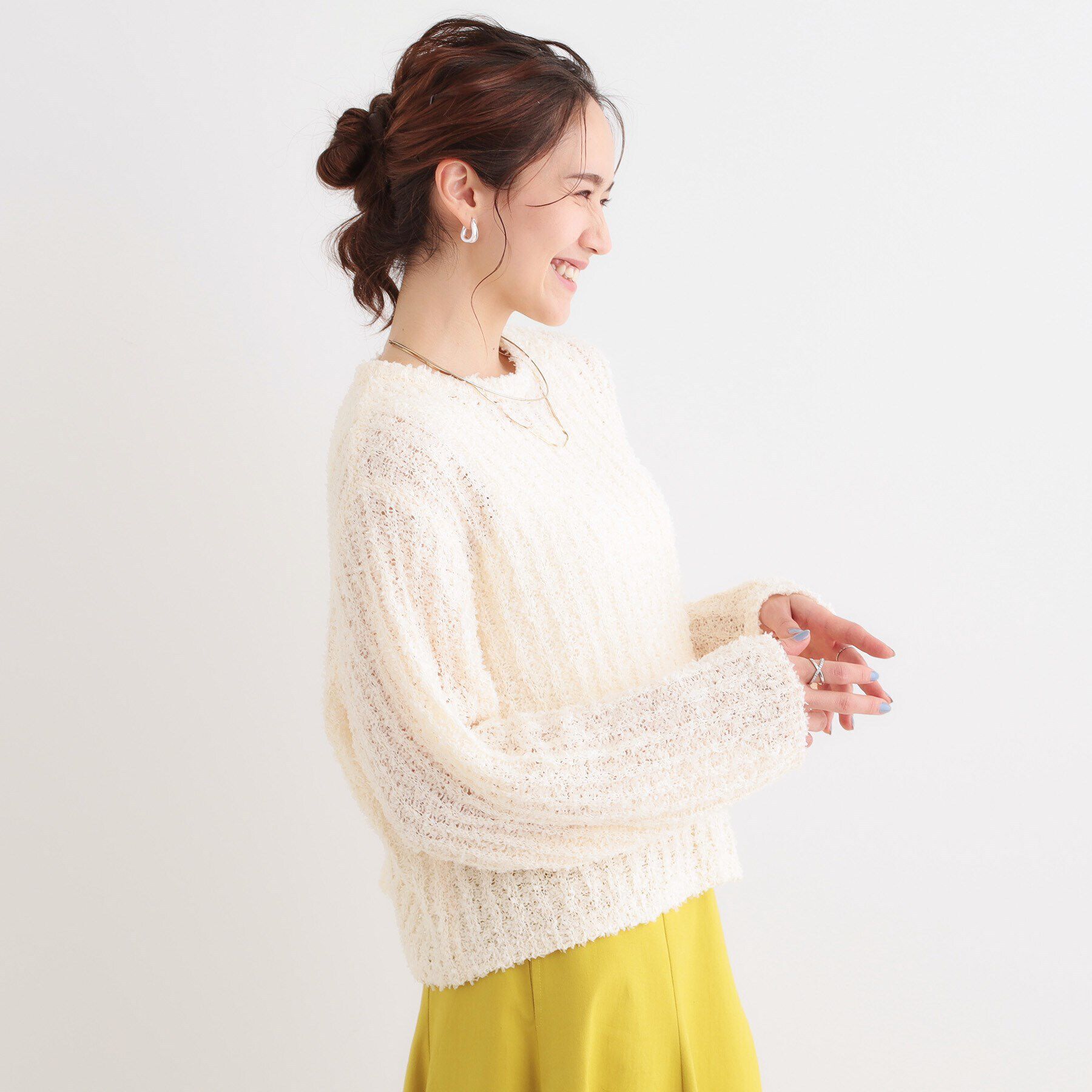SHOO･LA･RUE「程よくエアリー テープヤーンニット」|ニット・セーター|