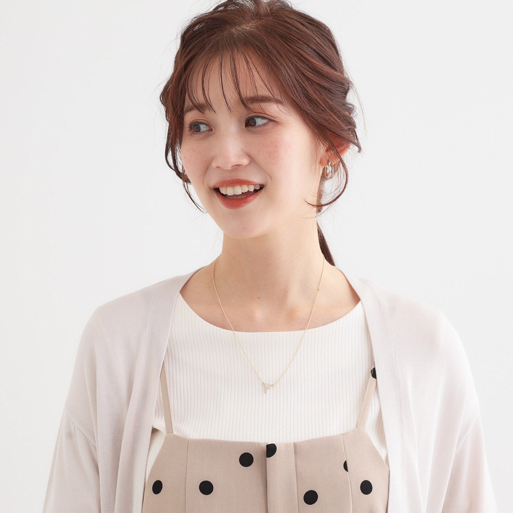 SHOO･LA･RUE「【イニシャル】プチペンダントネックレス」|ネックレス|