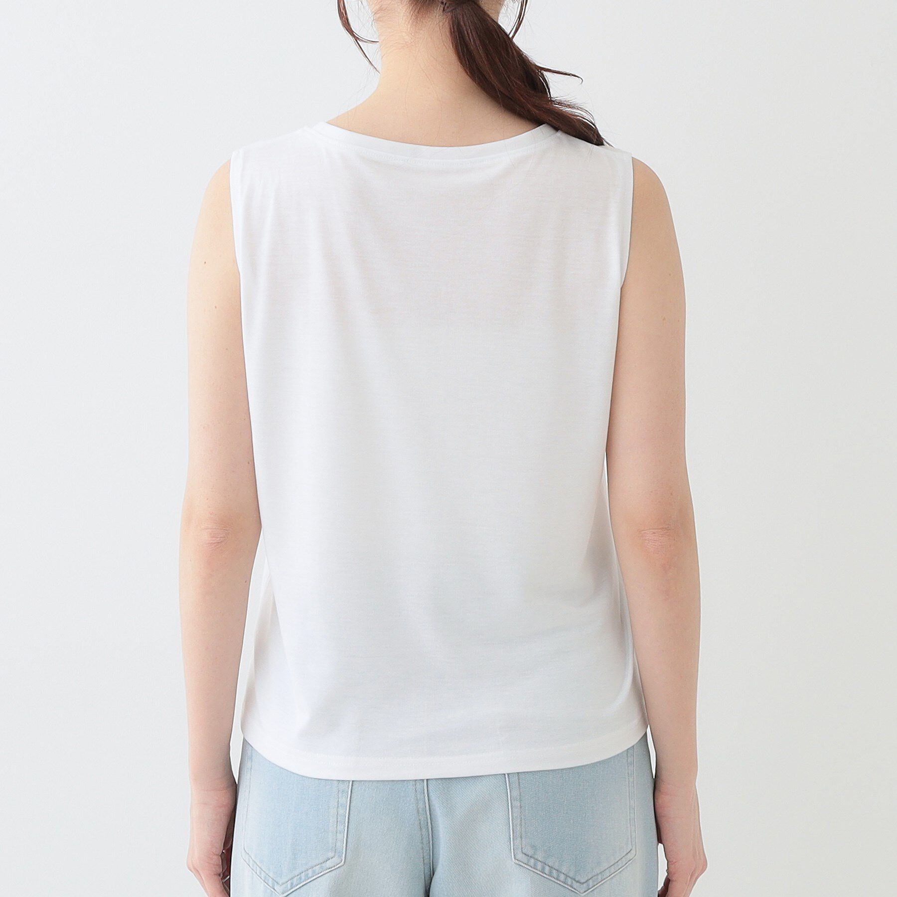 SHOO･LA･RUE「【S-LL/2点セット】大人ナチュラルな メッシュ編みニット+タンクトップ」|その他|