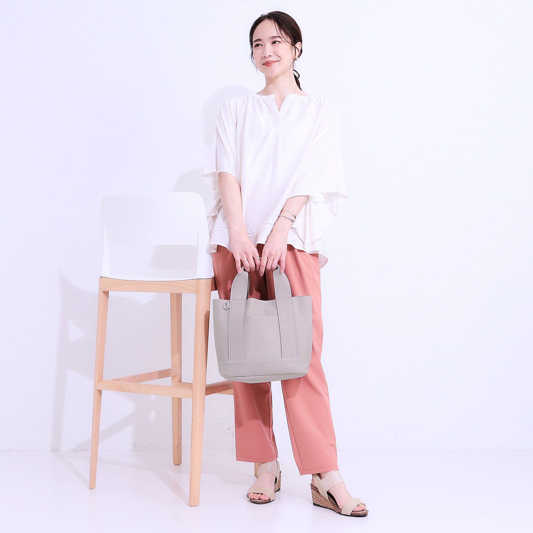 SHOO･LA･RUE「【2WAY】キャンバストートバッグ」|トートバッグ|