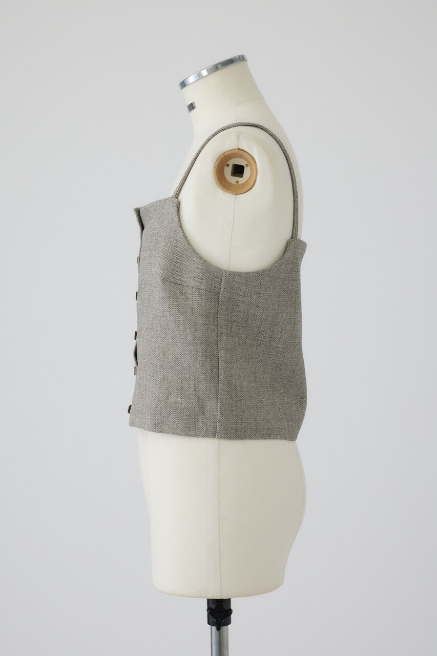RIM.ARK 「Tweed cami tops」|キャミソール|