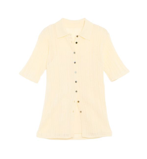 ELENDEEK「SHEER PLEATS KT TOP」|ニット・セーター|