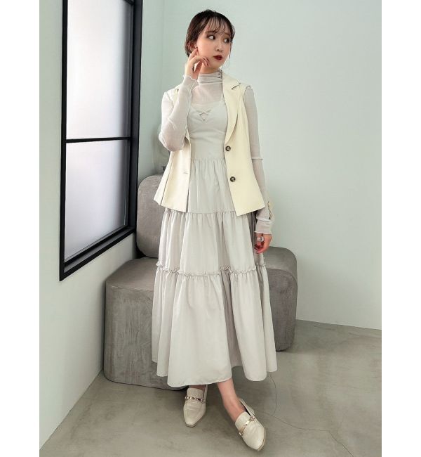 dazzlin「コルセットキャミワンピースセット」|ワンピース|