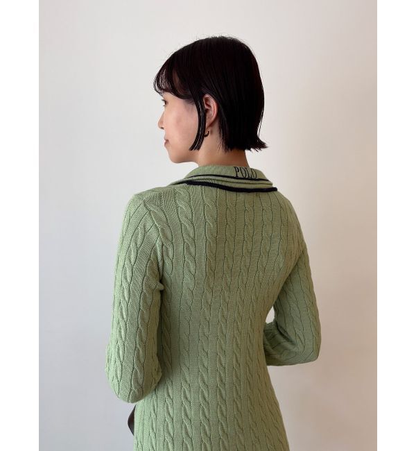 LAGUNAMOON「【POLO BCSコラボ】ケーブルラインニットワンピース」|ワンピース|