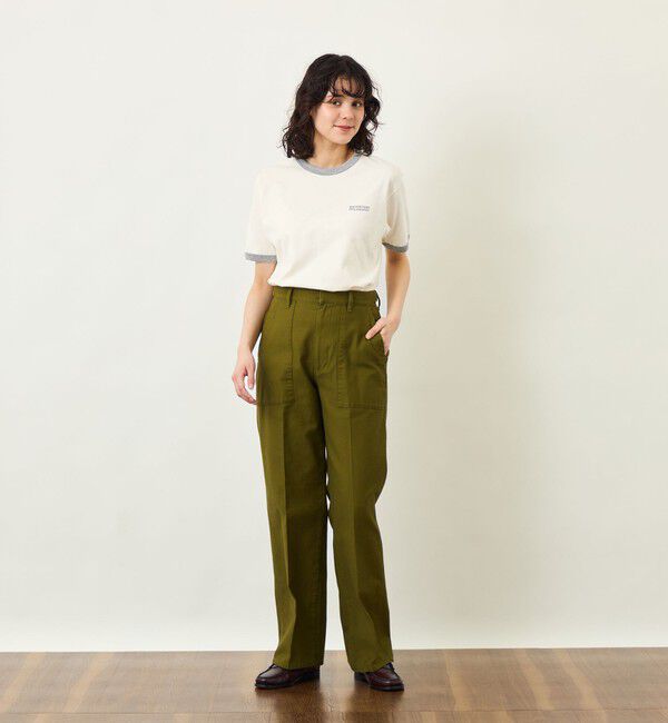 MACKINTOSH PHILOSOPHY「GREY LABEL リンガーロゴTシャツ」|Tシャツ・カットソー|