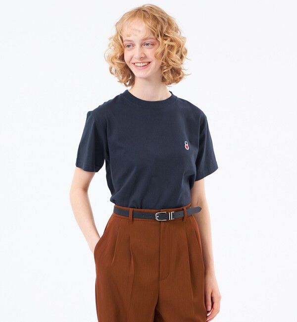 MACKINTOSH PHILOSOPHY「【WEB&一部店舗限定】バッキンガムベア ワッペンTシャツ」|Tシャツ・カットソー|ネイビー