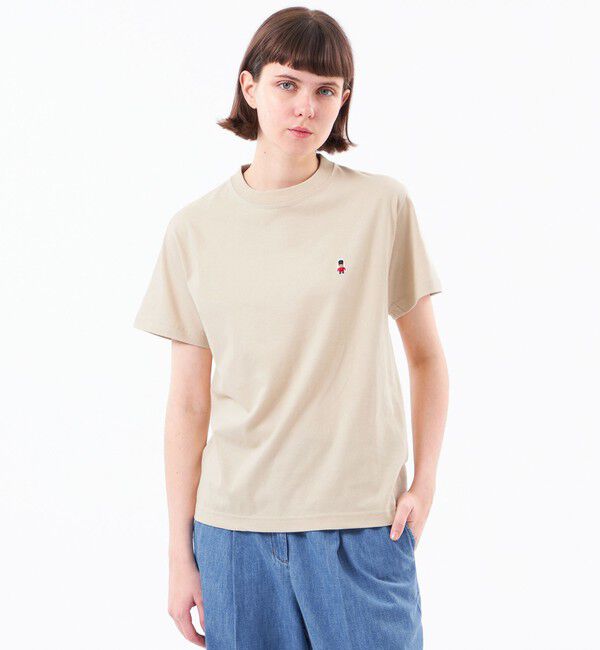 MACKINTOSH PHILOSOPHY「【WEB&一部店舗限定】バッキンガムベア ワッペンTシャツ」|Tシャツ・カットソー|ベージュ