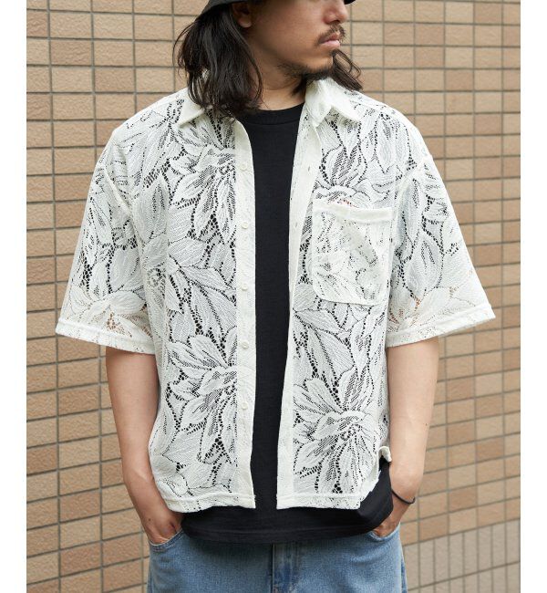 VENCE share style「レースハンソデシャツ」|Tシャツ・カットソー|