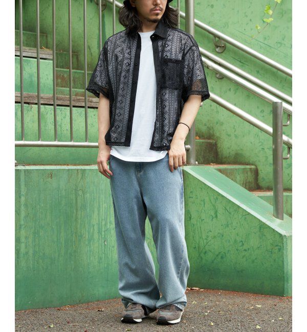 VENCE share style「レースハンソデシャツ」|Tシャツ・カットソー|