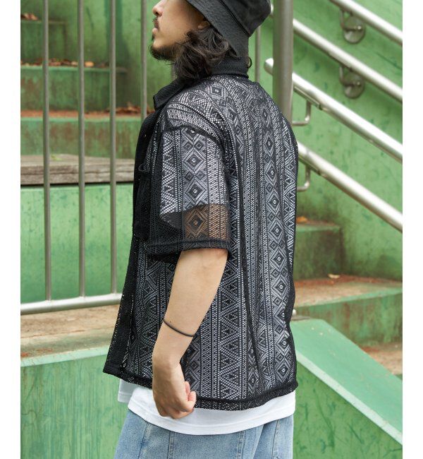 VENCE share style「レースハンソデシャツ」|Tシャツ・カットソー|