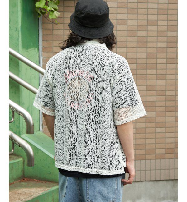 VENCE share style「レースハンソデシャツ」|Tシャツ・カットソー|