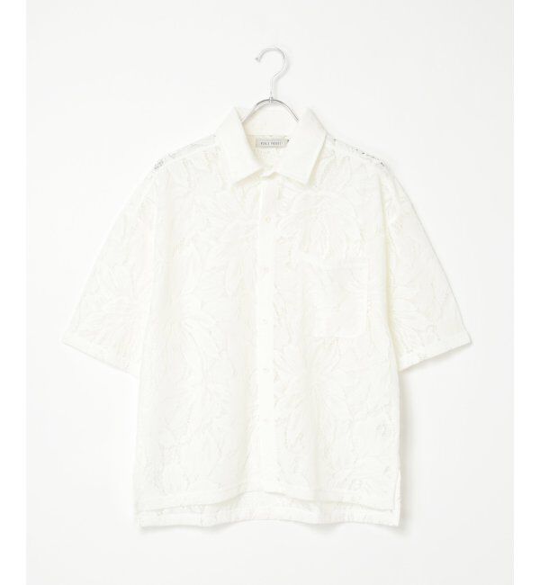 VENCE share style「レースハンソデシャツ」|Tシャツ・カットソー|