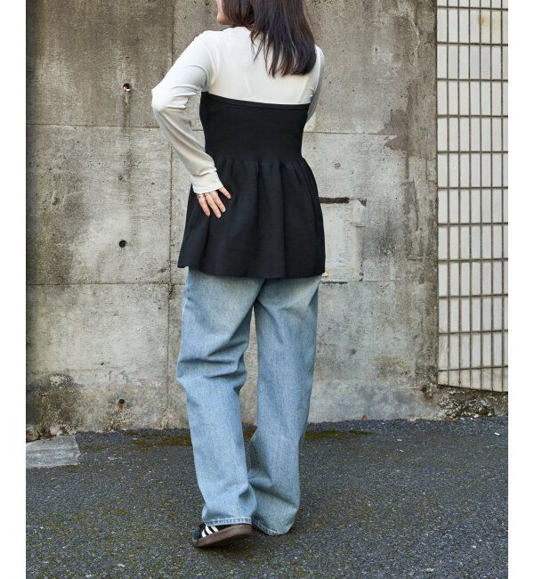 VENCE share style「異素材コンビビスチェ風プルオーバー」|その他|