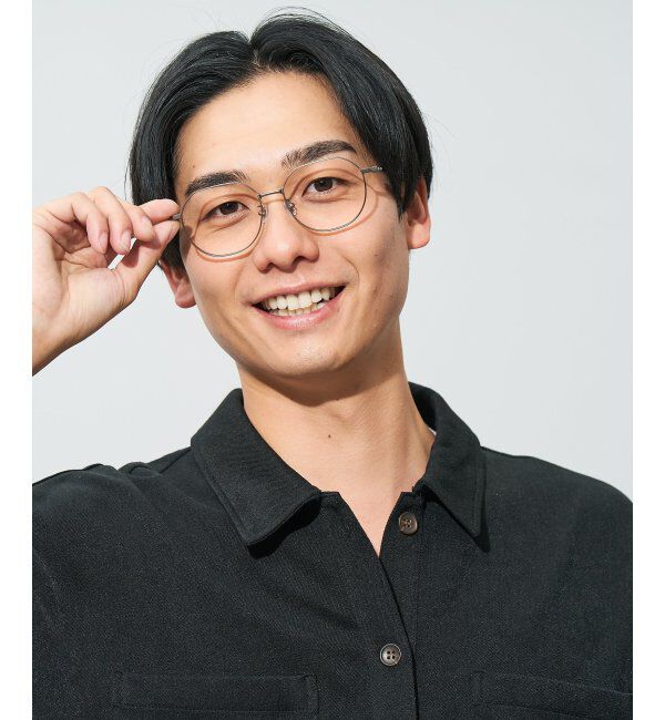  「ウエリントン型メガネ｜読書 レディース 女性用 大人可愛い 大理石｜Zoff｜CHIC レンズ交換券付」|メガネ|