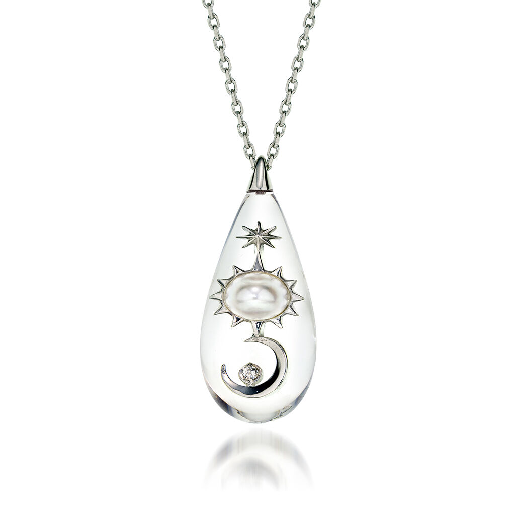 STAR JEWELRY「CLEAR CELESTIAL」|ネックレス|シルバー