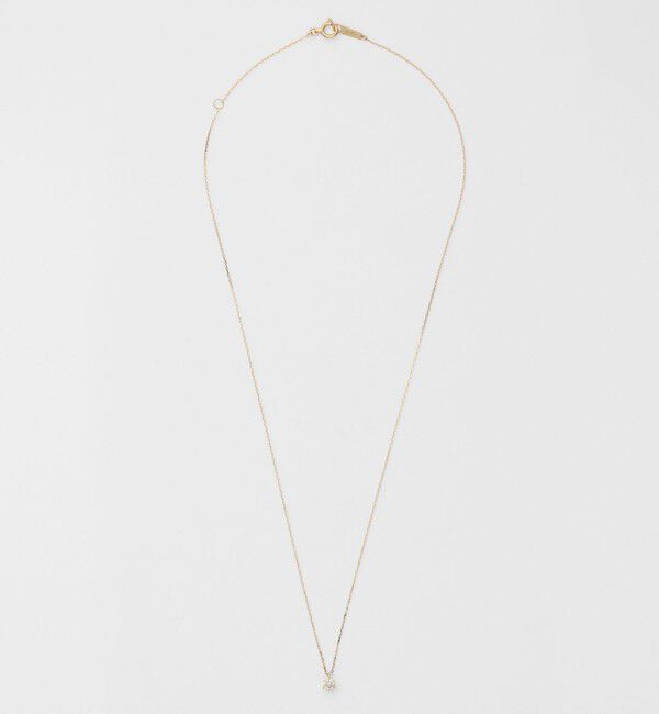 agete「K18ダイヤモンドネックレス（0.1ct）」|ネックレス|