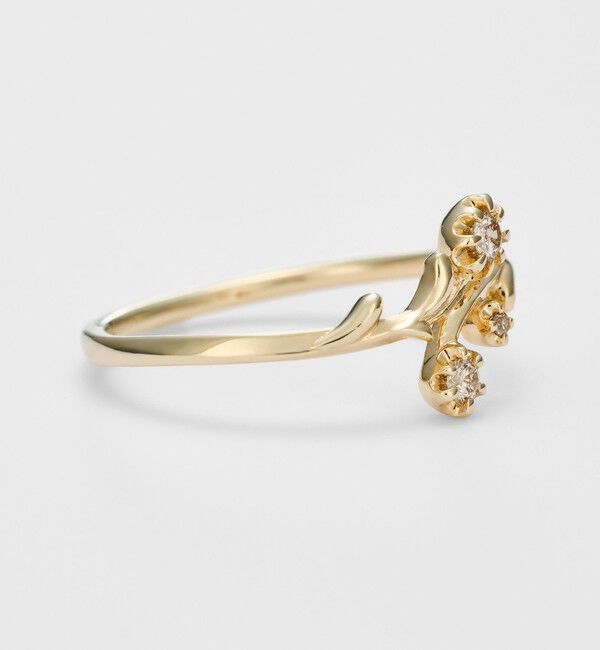 agete「＜4月誕生石＞K10ダイヤモンドリング（0.08ct）」|リング|