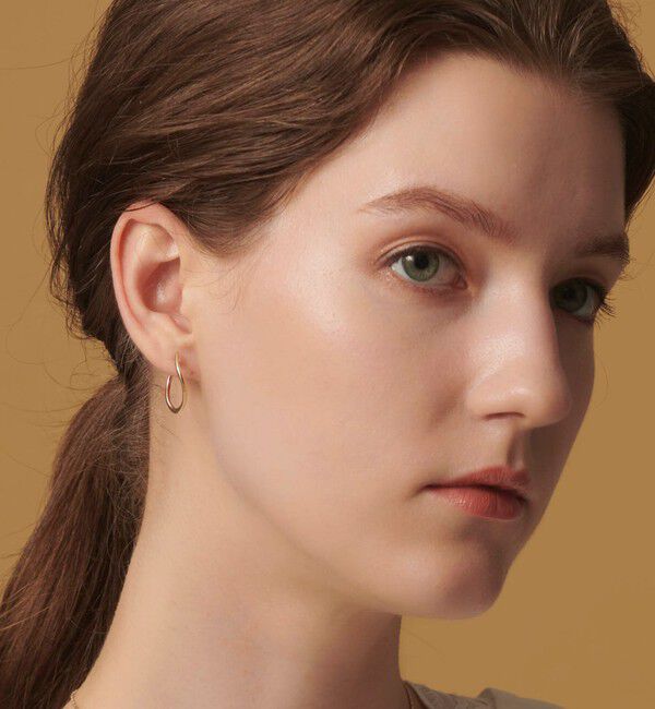 agete「K10ピアス」|ピアス|