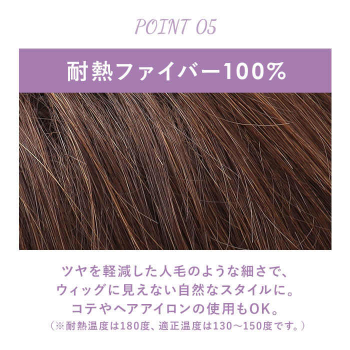 BACKYARD FAMILY「プリシラ ウィッグ 通販 部分ウィッグ ショート 六分ウィッグ ミセス フェザーカールハーフ」|ヘアスタイリング|