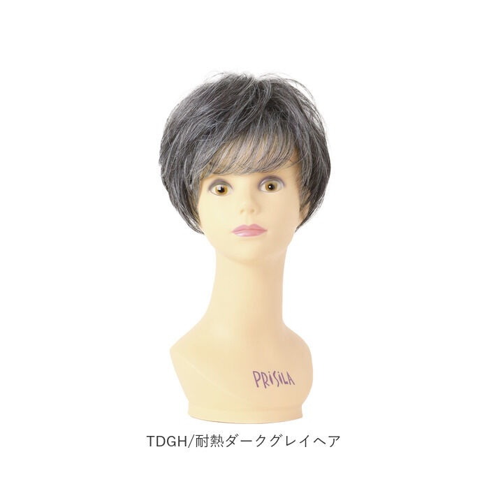 BACKYARD FAMILY「プリシラ ウィッグ 通販 部分ウィッグ ショート 六分ウィッグ ミセス フェザーカールハーフ」|ヘアスタイリング|