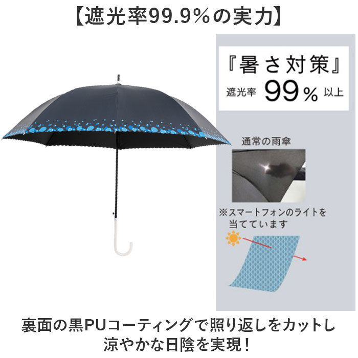 BACKYARD FAMILY「ジャンプ傘 レディース 晴雨兼用 通販 長傘 傘 60cm 耐風傘 晴雨兼用傘 雨傘 日傘」|傘|