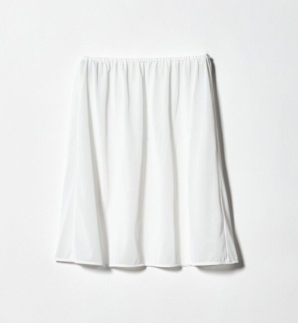 UNITED ARROWS「ボリューム タック スカート WHITE ‐ウォッシャブル‐」|スカート|