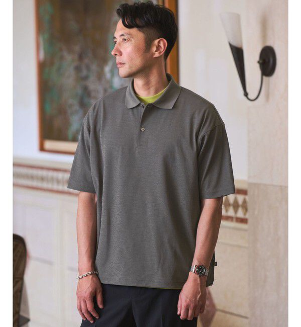 UNITED ARROWS green label relaxing「【別注】＜DAIWA＞半袖 ポロシャツ」|ポロシャツ|MD.GRAY
