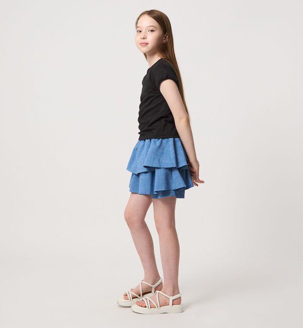 UNITED ARROWS green label relaxing「【WEB限定】ハート シシュウ Tシャツ / キッズ 100cm-160cm」|Tシャツ・カットソー|