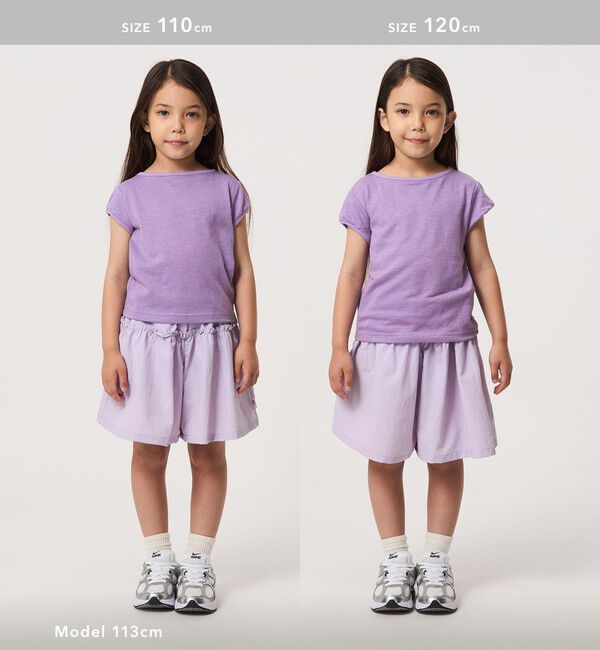 UNITED ARROWS green label relaxing「【WEB限定】ハート シシュウ Tシャツ / キッズ 100cm-160cm」|Tシャツ・カットソー|