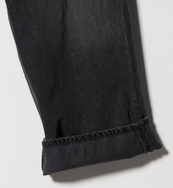 BEAUTY&YOUTH UNITED ARROWS「＜Won Hundred＞Lyon Slop Black W デニムパンツ」|デニム|