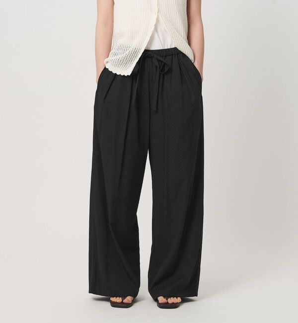 BEAUTY&YOUTH UNITED ARROWS「ドット パイピング ワイド イージーパンツ ウォッシャブル」|その他|