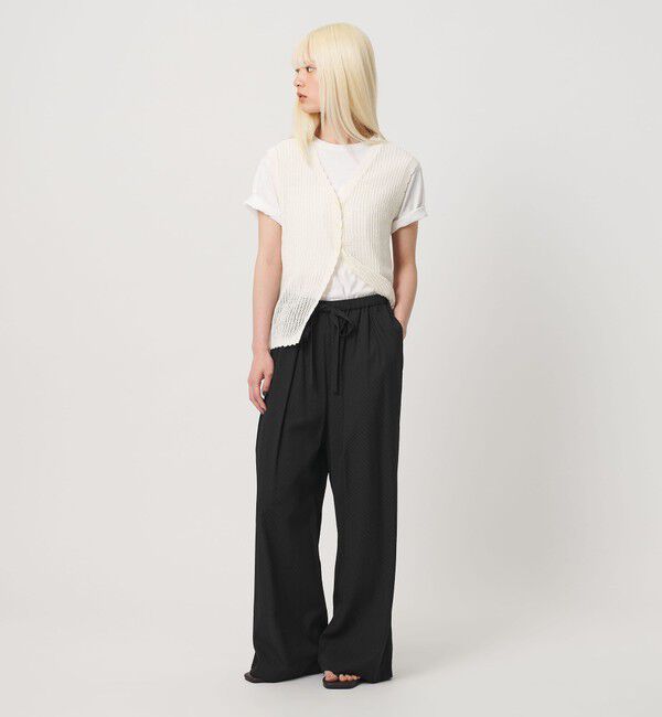 BEAUTY&YOUTH UNITED ARROWS「ドット パイピング ワイド イージーパンツ ウォッシャブル」|その他|