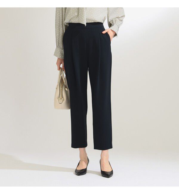 Demi-Luxe BEAMS 「トリアセ 1タック パンツ＊」|スラックス|